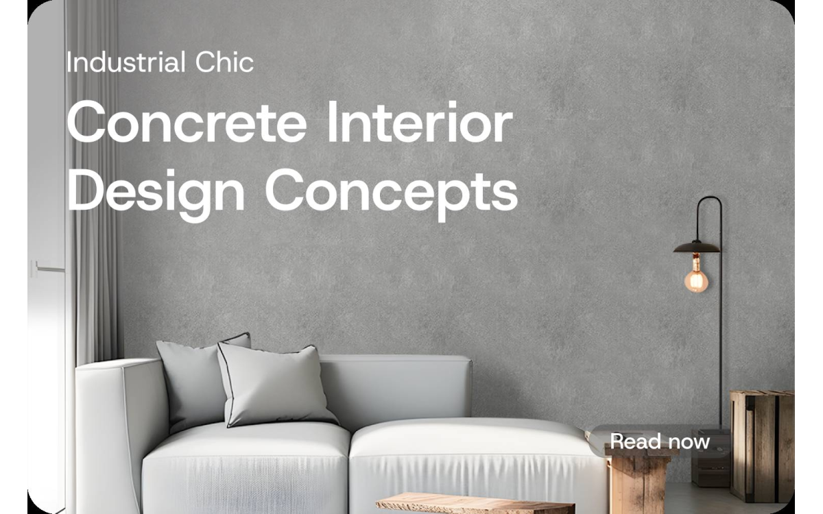 Industrial Chic: 15 Concrete Interior Design Concepts for You to Explore