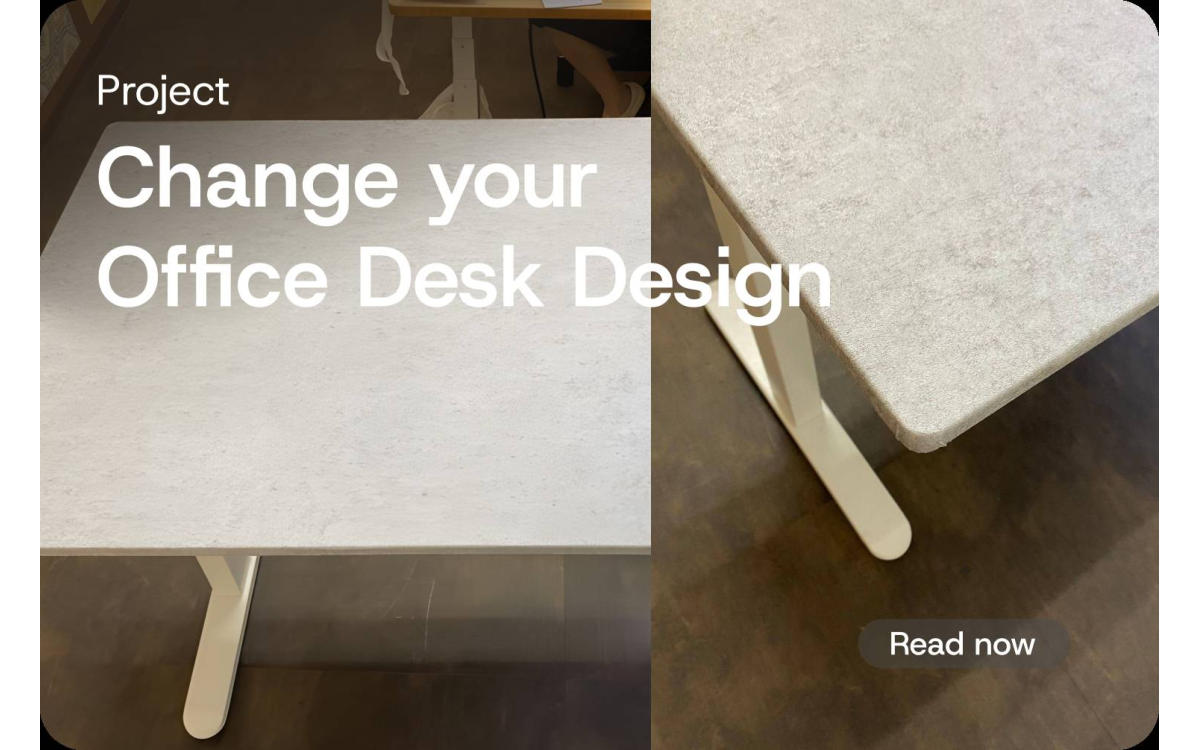 [Project] Change your Office Desk Design with INFEEL Laminate Sticker