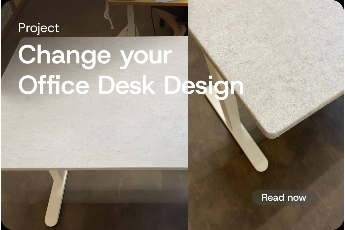 [Project] Change your Office Desk Design with INFEEL Laminate Sticker