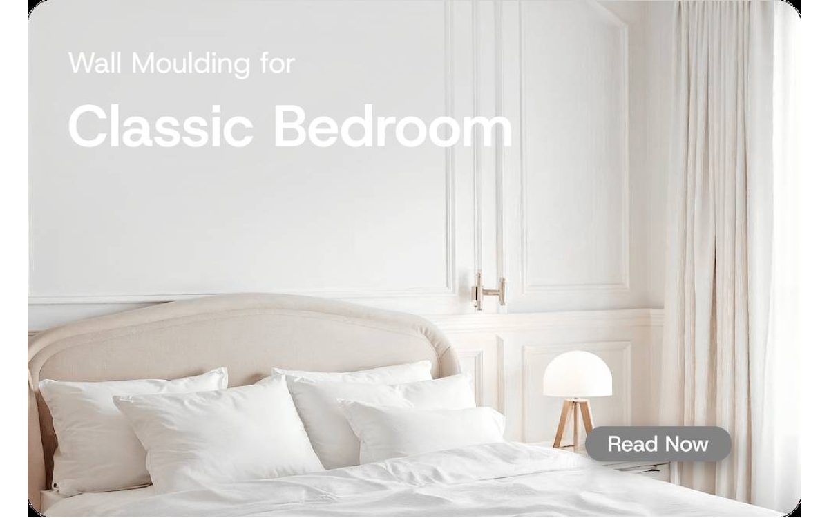 Wall Molding for a Classier Bedroom Look