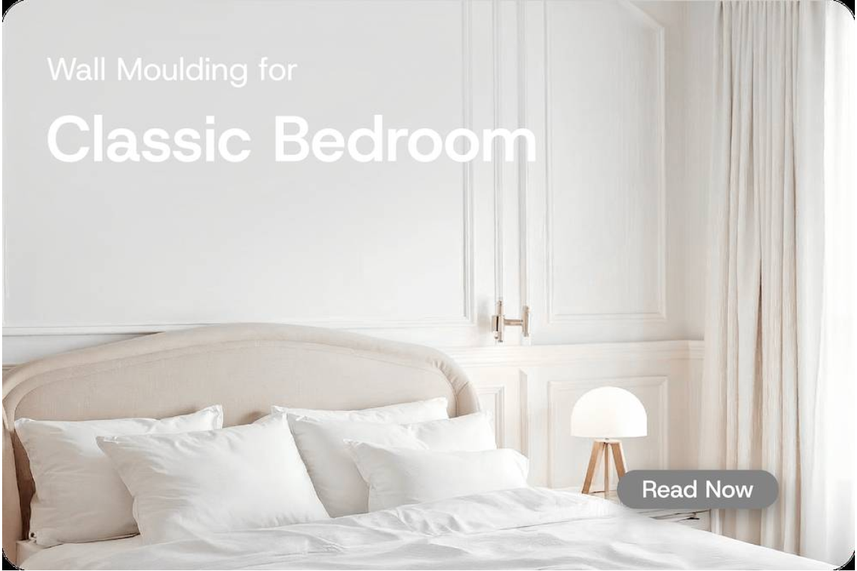 Wall Molding for a Classier Bedroom Look