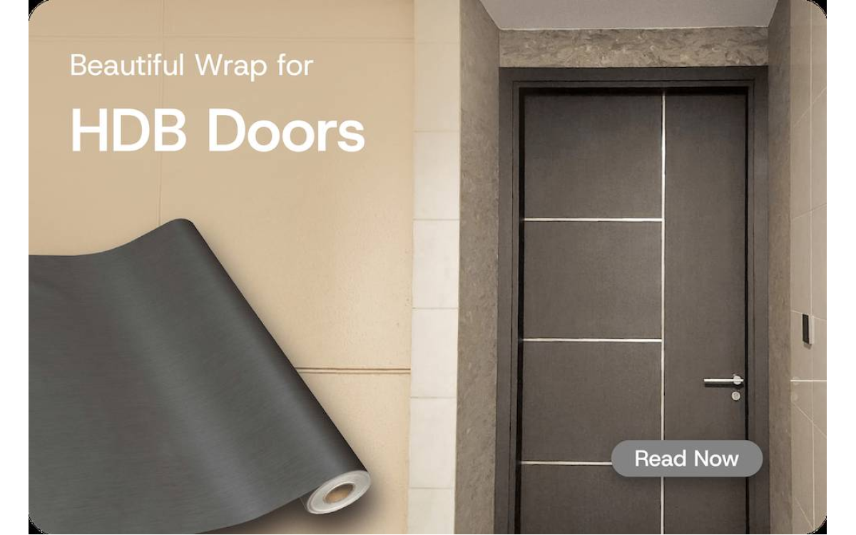 Alternative Idea for Your HDB with Door Wraps