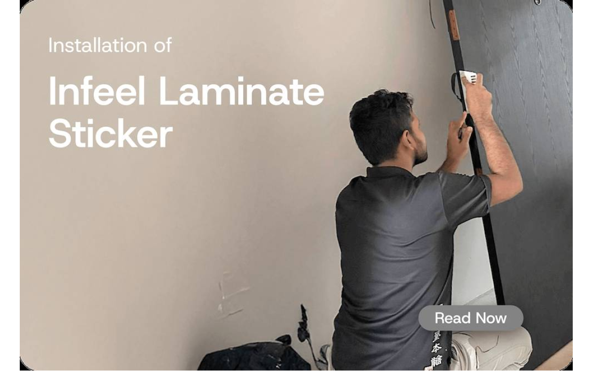 [Project] Installation of Infeel Laminate Sticker for your Door