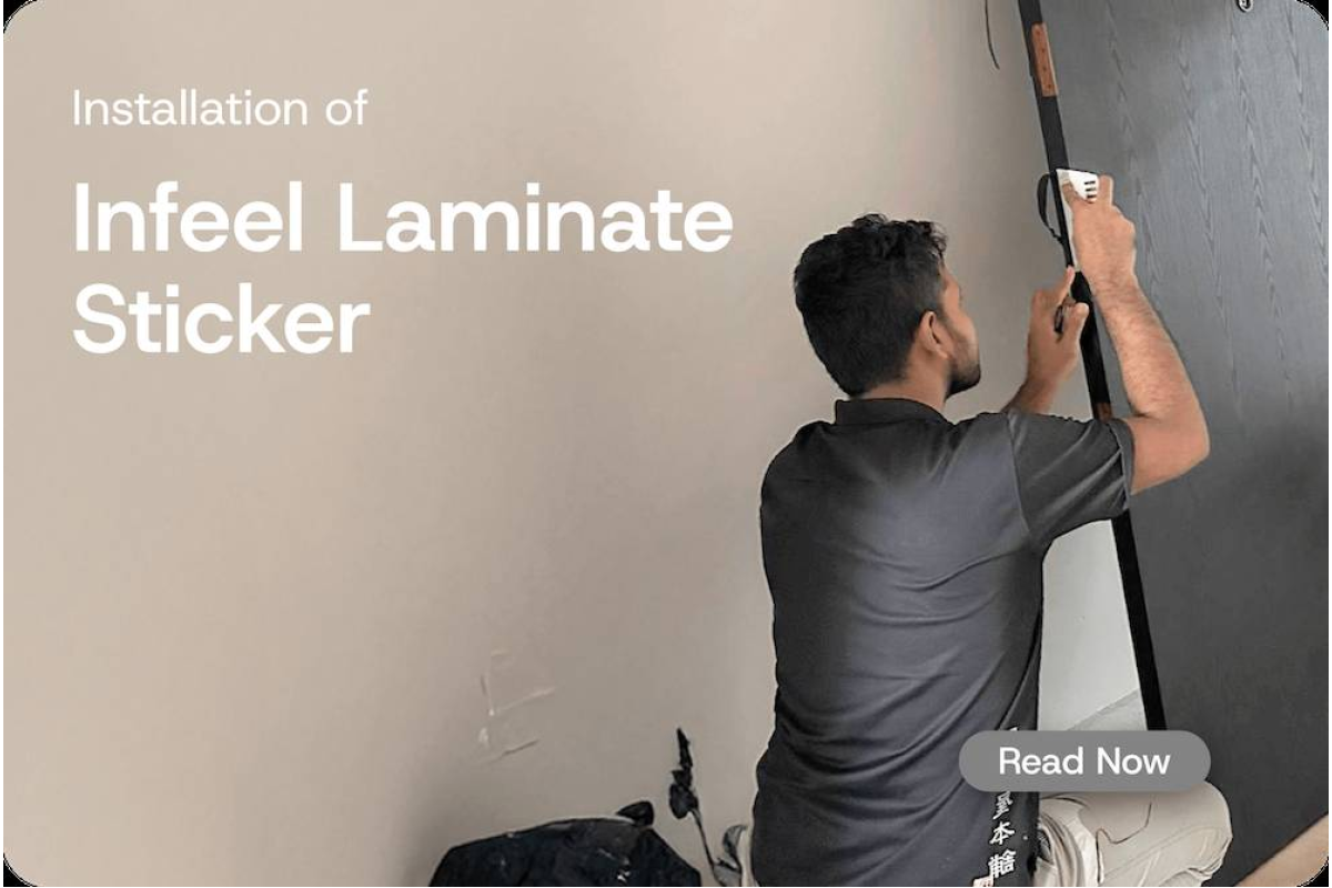 [Project] Installation of Infeel Laminate Sticker for your Door