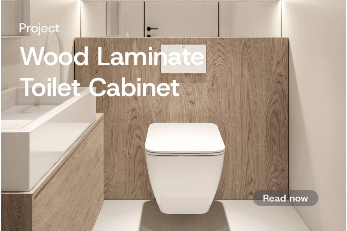 [Project] Toilet Cabinet Laminate using Infeel Laminate Sticker