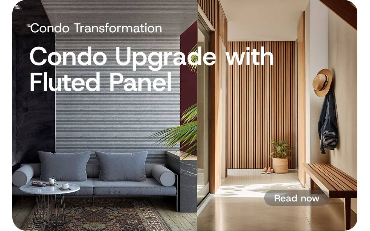 [Project] Creating Stunning Spaces your Condo with Fluted Panel Feature Wall