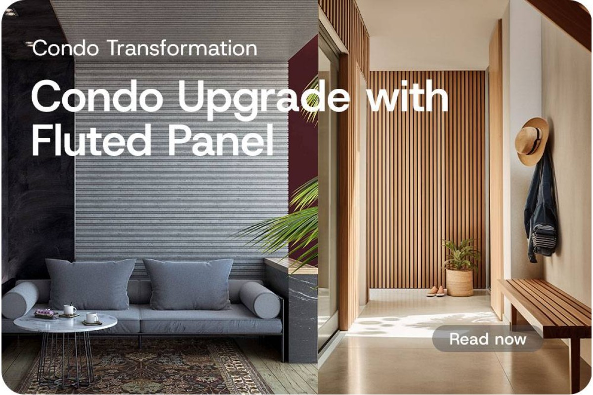 [Project] Creating Stunning Spaces your Condo with Fluted Panel Feature Wall