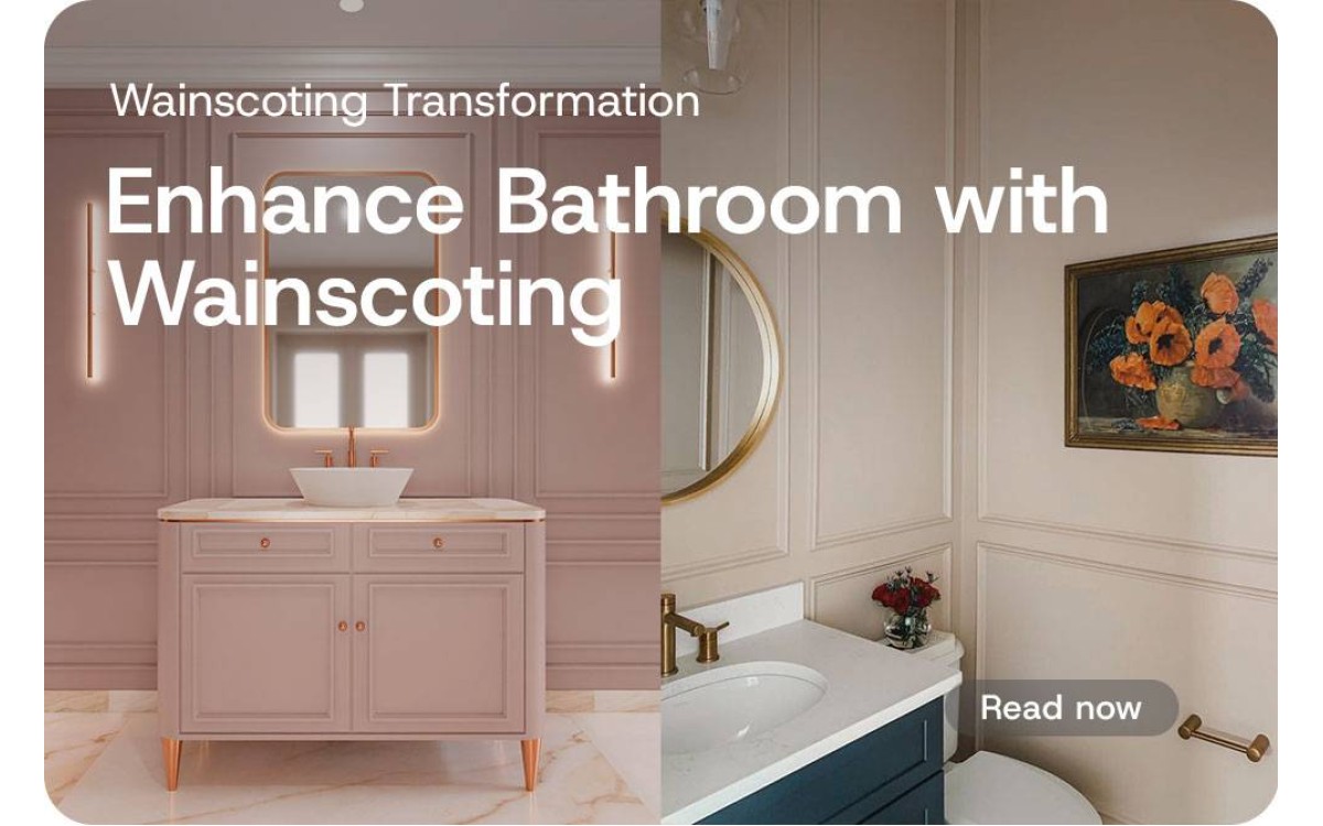 Everything You Need to Know About Wainscoting for Your Bathroom