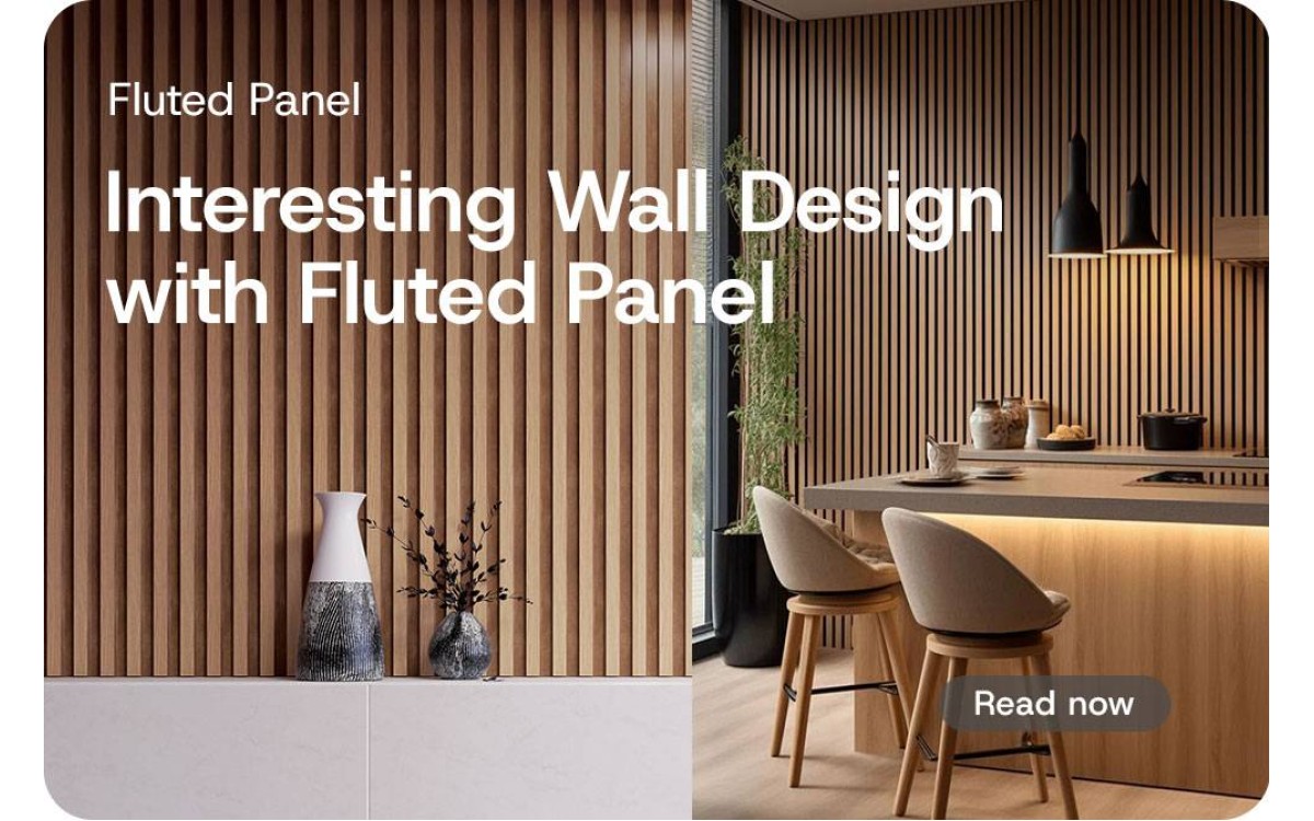 Make Your Walls More Interesting With Fluted Panel