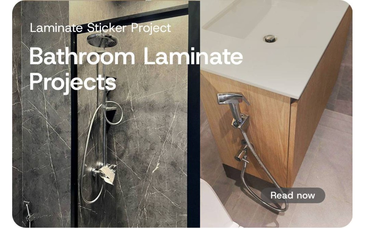 [Before-After] Toilet INFEEL Laminate