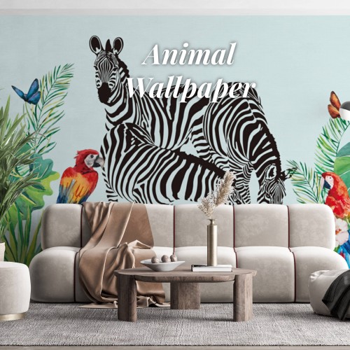Animal Mural Wallpaper / Home Wallpaper