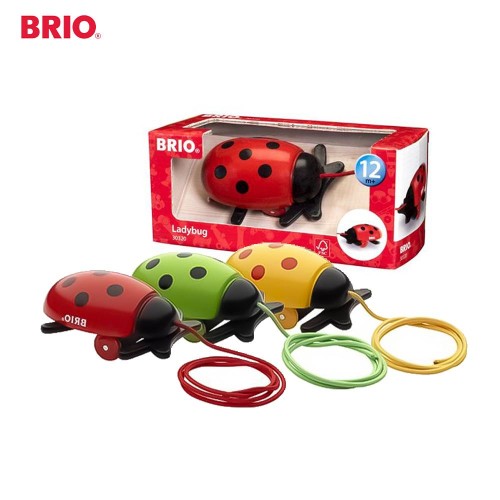 BRIO Ladybug 30320 Premium Kids toys / Wooden Pull Along Animal Figure