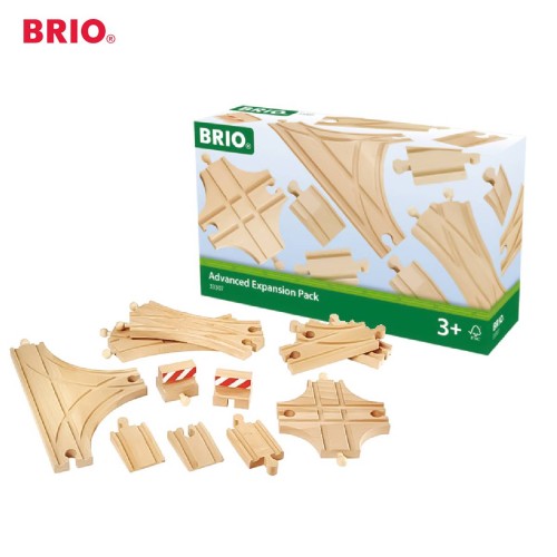 BRIO Advanced Expansion Pack 33307 / Premium Wooden Toy / Train Trail Set 