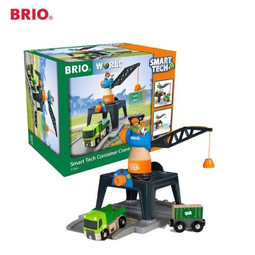 BRIO Smart Tech Tower Crane - 33962 Premium Kid toys / Wooden Track Part Miniature