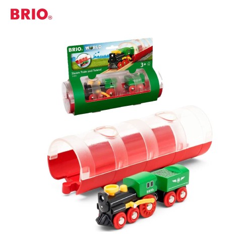 BRIO Steam Train  Tunnel - 33892 Premium Kids toys / Wooden Vehicle Transportation Miniature