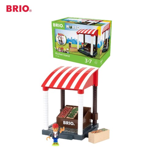 BRIO Village Market Stand 33946 Premium Kid toys / Wooden Miniature