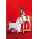 BRIO Pull Horse 30216 Premium Kids toys / Wooden Horse Ride 