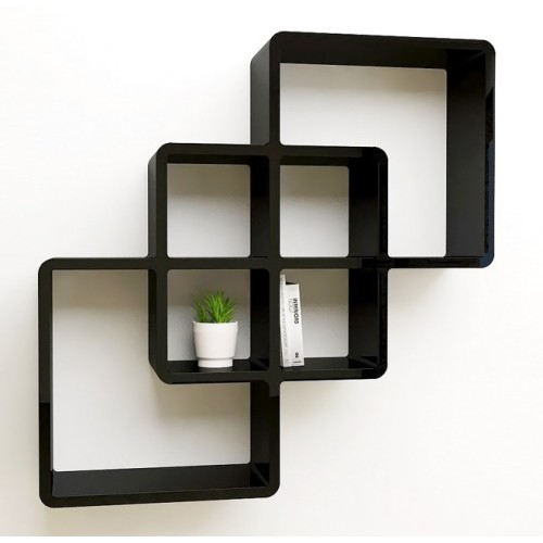 Cubics 2 Wall Shelf Overlap Sq..
