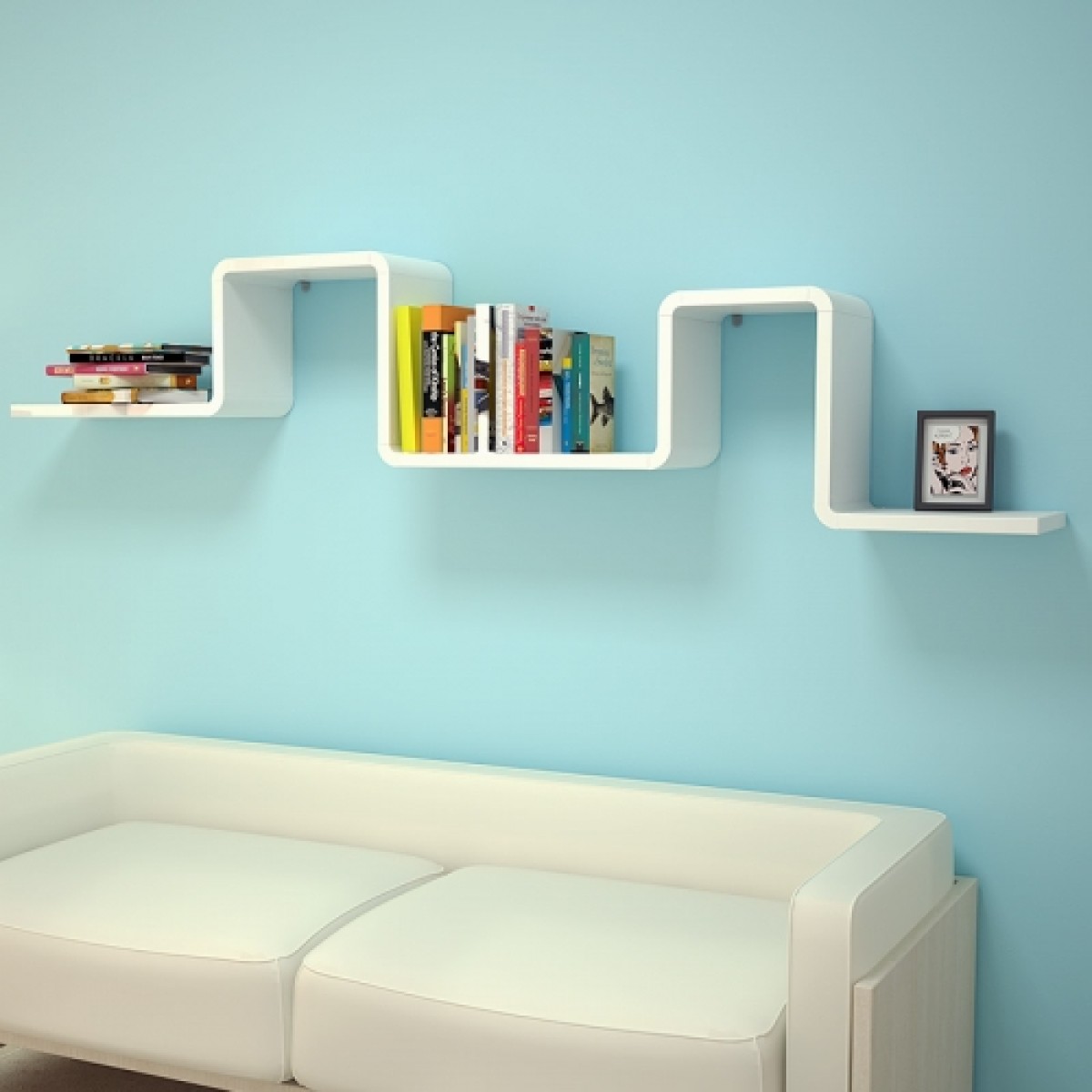 Cubics 2 Little Modern Wall Shelf
