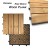 Raw Birch Wood Plank   + SGD1.07 
