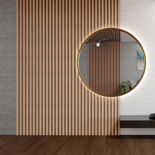 Fluted Panel Wood Strip Wall P..