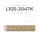 L105-2047K Korean Fluted Panel Finishing Side