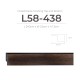 L58-438 Korean Fluted Panel Finishing Top and Bottom