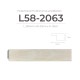 L58-2063 Korean Fluted Panel Finishing Top and Bottom