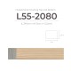 L55-2080 Korean Fluted Panel Finishing Side