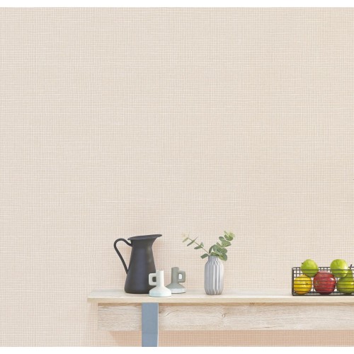 Plain Color Design Self-adhesive Korea Wallpaper / Hyundae Sheet / 11542 / Quilted Caramel