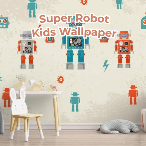 Robot Kids Wallpaper / Kids Cartoon Wallpaper