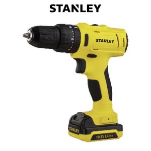 STANLEY Drill, Hammer, Driver, 10mm (3/8), 10.8V, c/w two 1.5Ah li-ion batteries and one charger, 220V