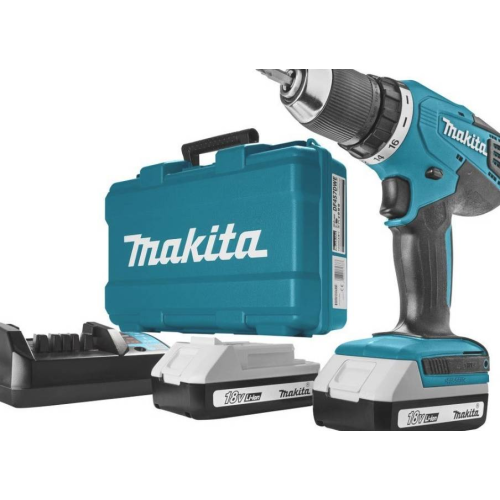 Makita HP457DWE 18V 2X1.5AH Cordless Hammer Driver Drill