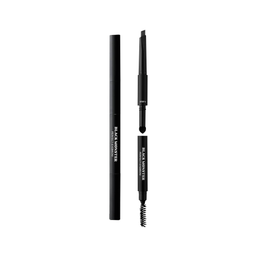 BLACK MONSTER Perfect Eyebrow Kit / Eyebrow Pencil & Razor / Made in Korea