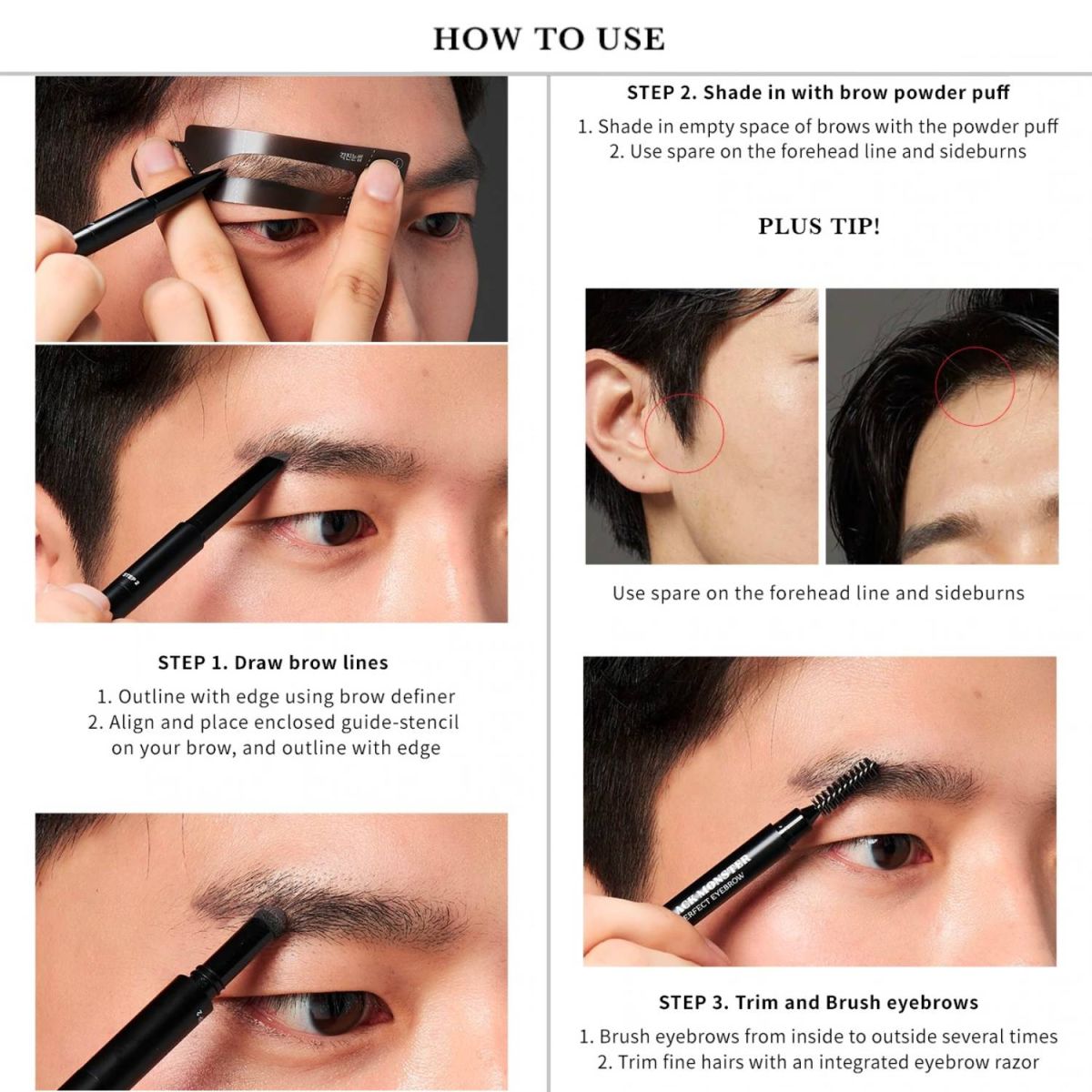 korean eyebrow razor