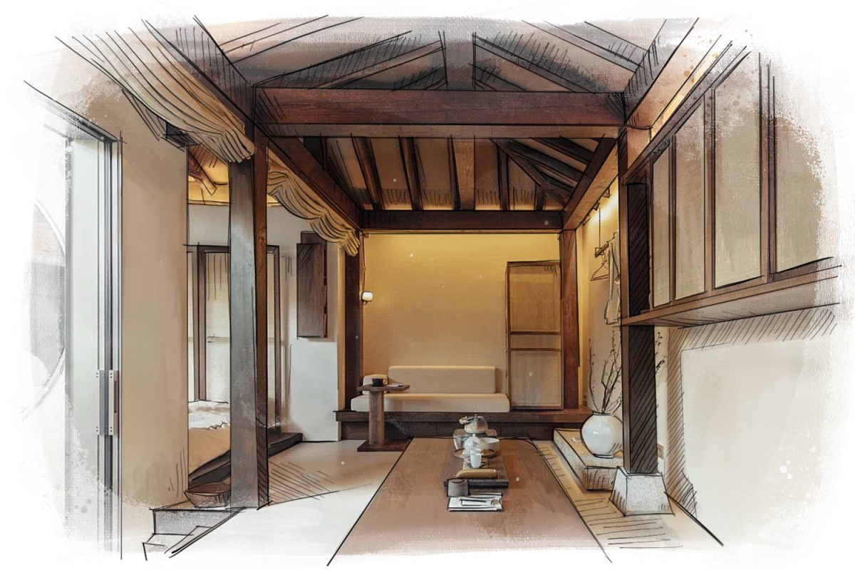 Hanok House Inspired Interior Design with Dekorea Products