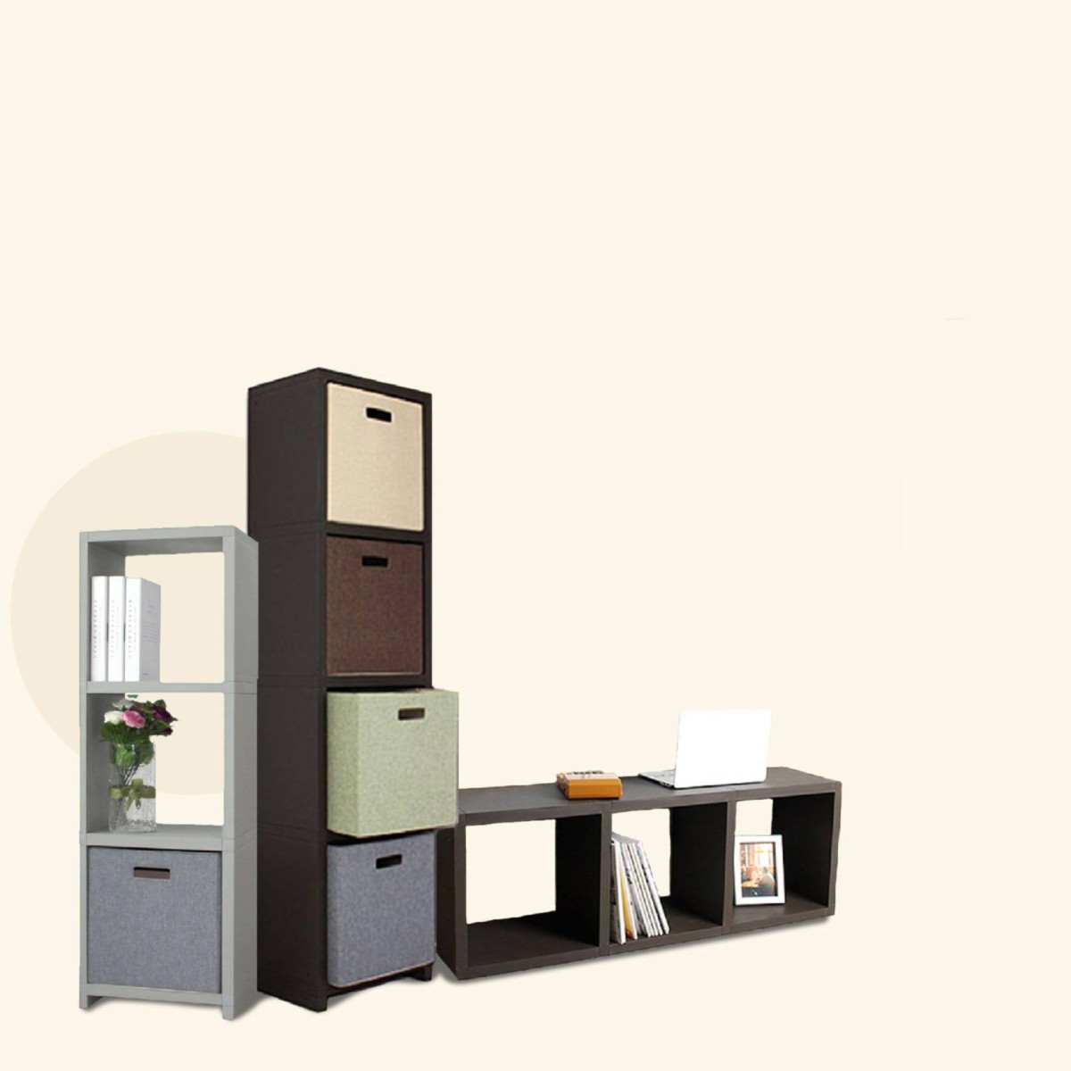 Deko Cube Basic Shelves / Interior shelving / Multipurpose Shelves / Space saving 