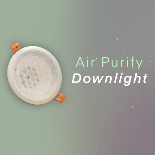 Air Purifying Downlight / Recessed / Anion / LED 9W / Modern Minimalist Lamp