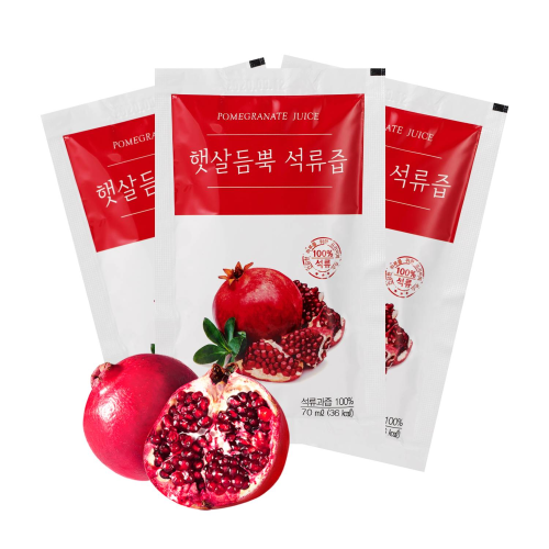 100% Korea Pure Apple or Pomegranate Fruit Juice (30 packs/box) For Health and Vitamin