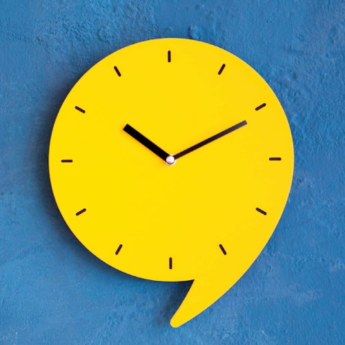 Comma Wall Clock