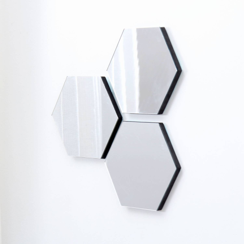Sandwich Smart Board - Hexagon Mirror Silver