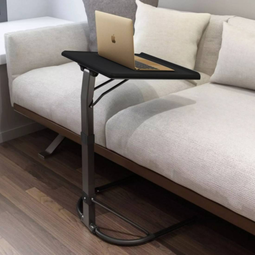 Portable Lift Laptop Table / Folding Adjustable Sofa Side Table
