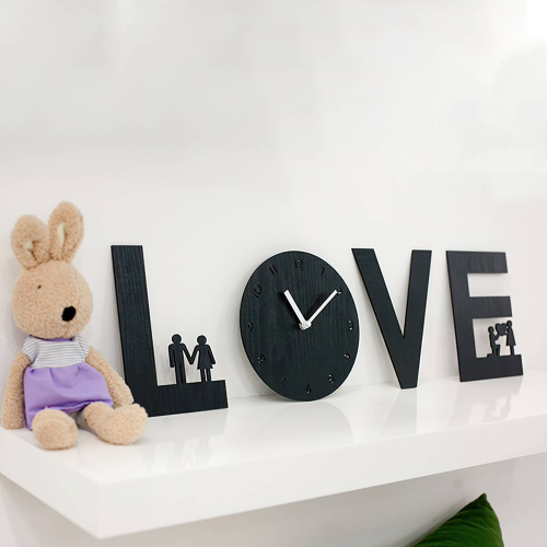 Design Art Clock "LOVE" M45