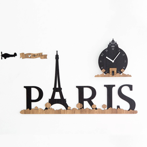 PARIS Night Design Art Clock..