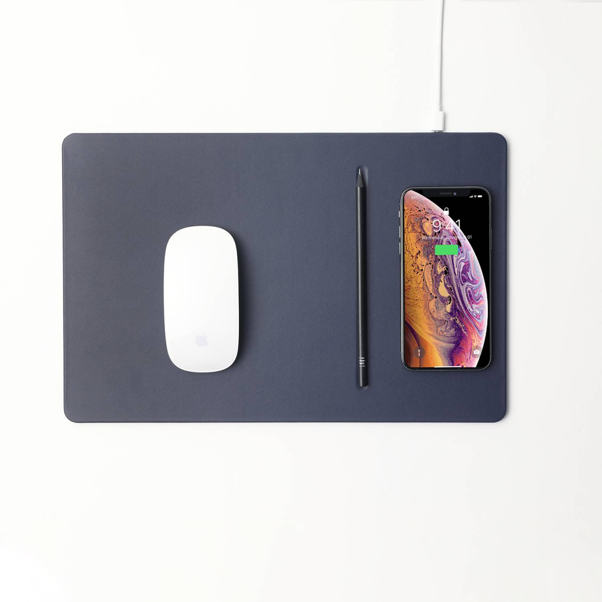 POUT - HANDS3 PRO / Mouse pad / Wireless charger / Desk organizer 