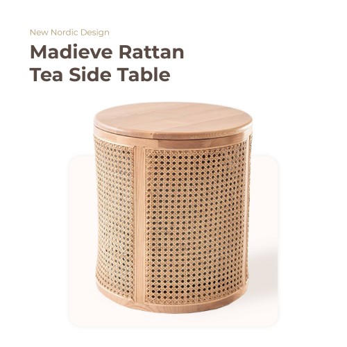 Madieve Rattan Side Table..