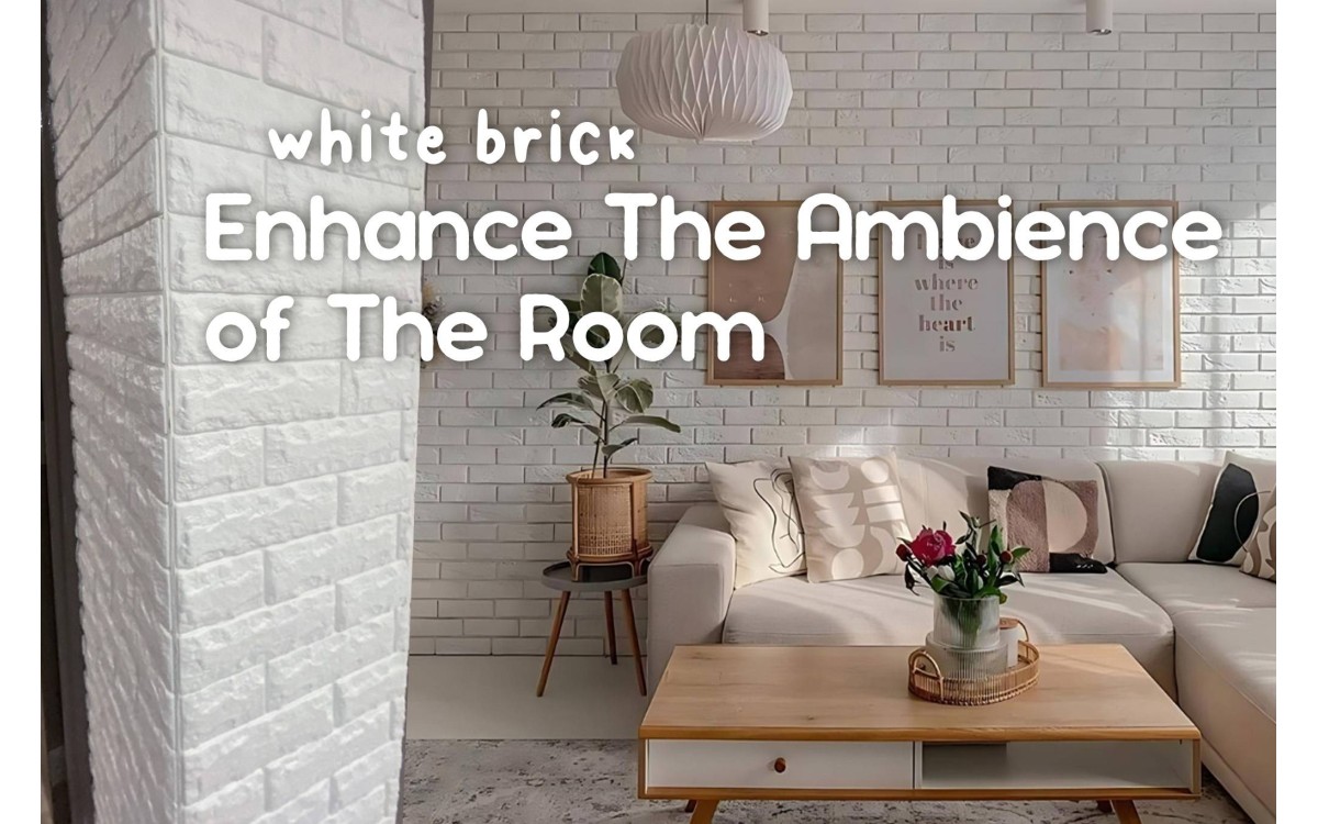 [Project] Decorate a Brick Wall for a Living Room with 3D Brick Wall