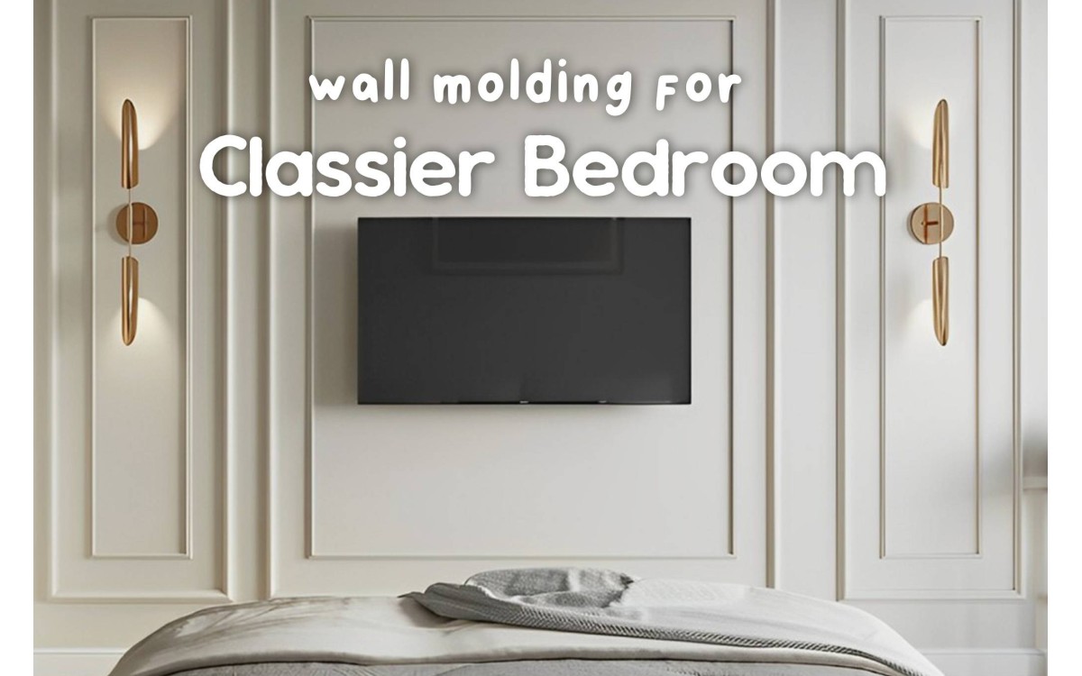 Wall Molding for a Classier Bedroom Look