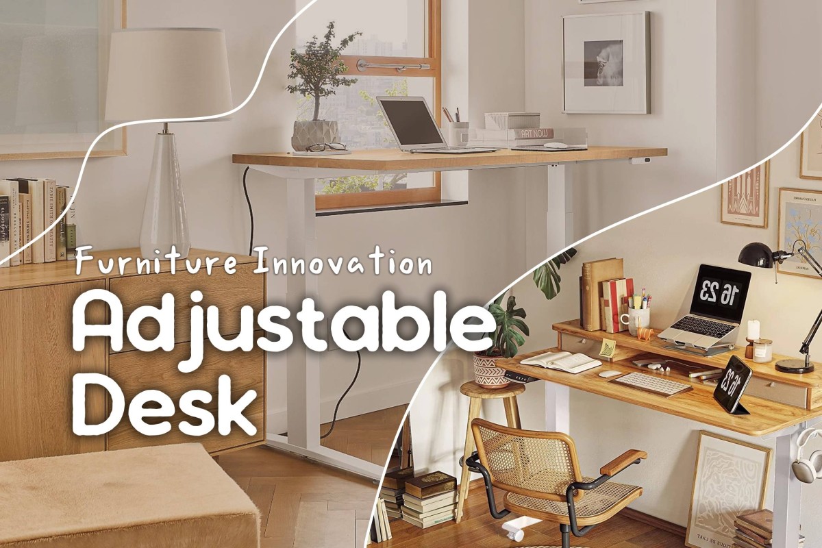 FURNITURE INNOVATION: Motion and Height Adjustable Desk