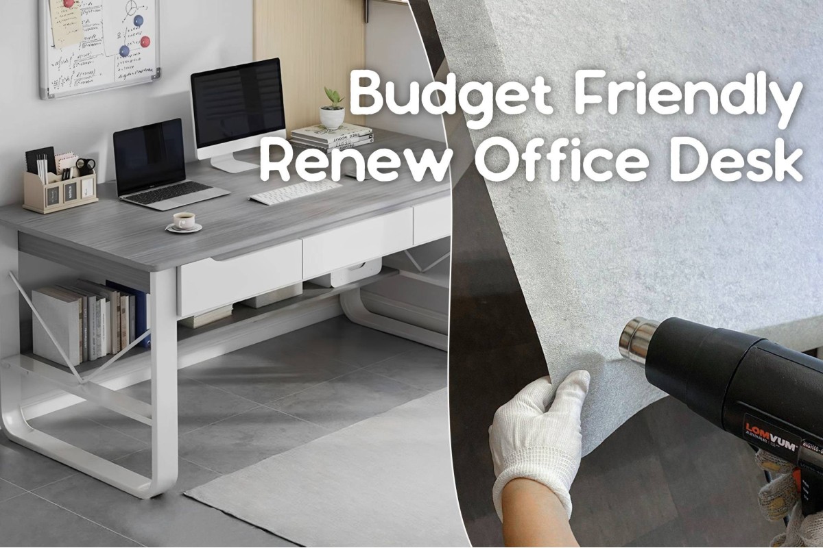 [Project] Change your Office Desk Design with INFEEL Laminate Sticker